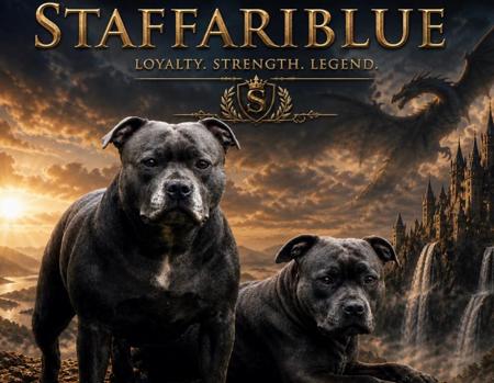Staffordshire Bull Terrier for sale by STAFFARIBLUE