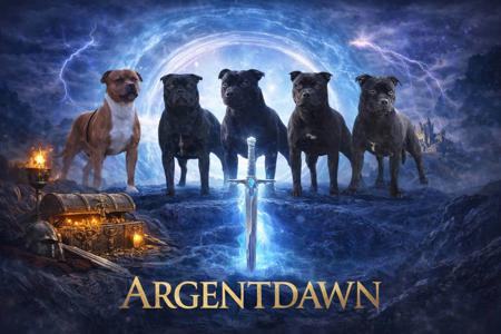 Staffordshire Bull Terrier dog for sale by ARGENTDAWN
