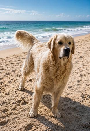 Ceadarpaws Arctic Knight Golden Retriever