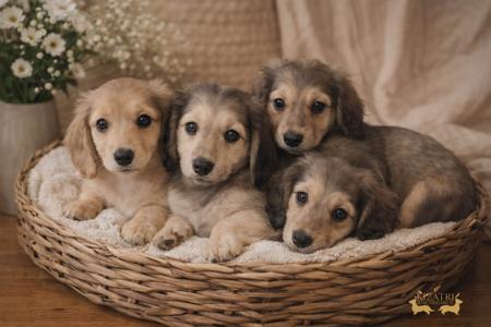 Dachshund (Miniature Long Haired) puppy for sale by KIZATRI