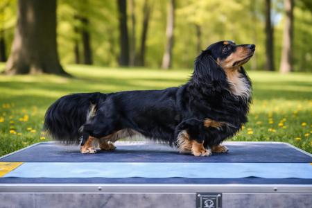 Dachshund (Miniature Long Haired) for sale by COASTALDASH